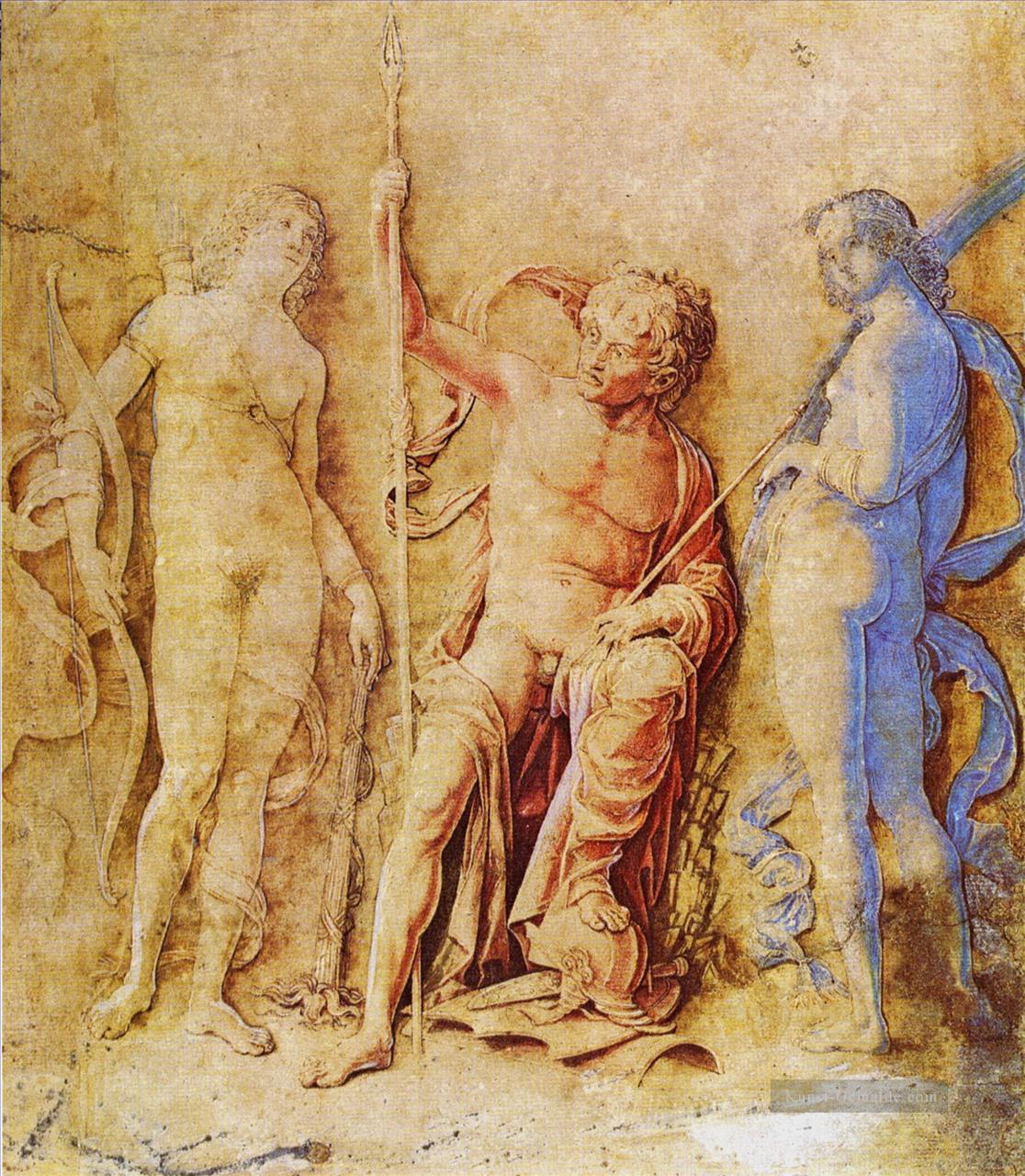 Mars und Venus Renaissance Maler Andrea Mantegna Ölgemälde